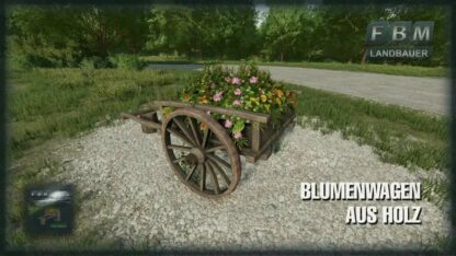 Wooden Flower Cart v 1.0