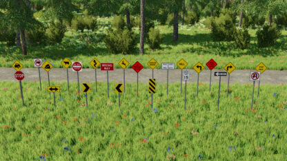 US Road Signs Pack v 1.0