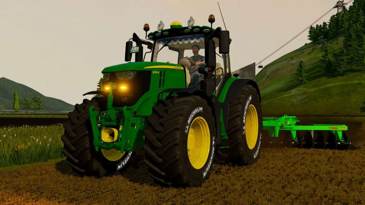 John Deere 6R Series v 1.0 ⋆ FS22 mods