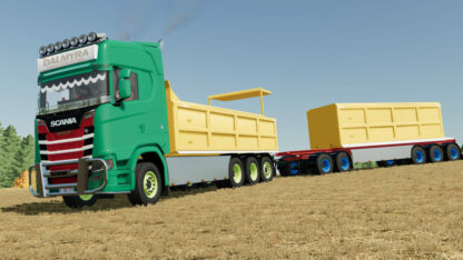 Scania S Tipper Truck & Trailer v 1.0