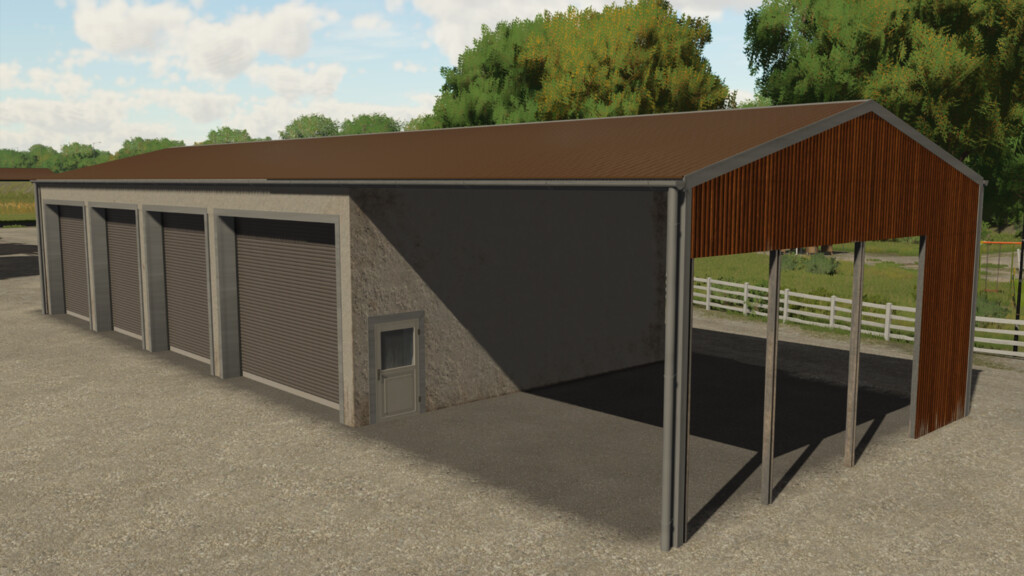 Garage with Shed v 1.0 ⋆ FS22 mods