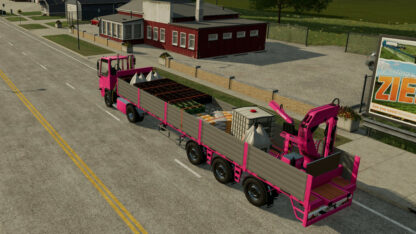 Platform Trailer with Crane v 1.0.0.1