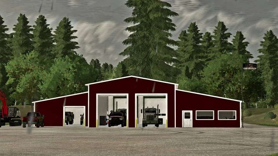 5 Bay Truck Shop v 1.0 ⋆ FS22 mods