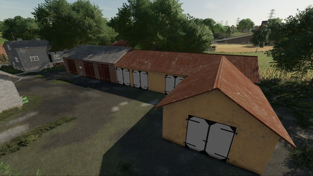 Brick And Plastered Garage V 1.0 ⋆ Fs22 Mods