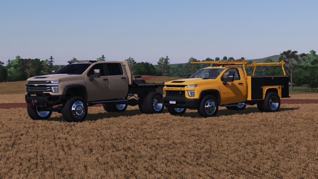 Chevrolet Silverado 3500 прицеп