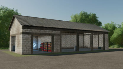 Open Garage with Workshop v 1.0
