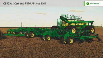 John Deere C850 Air Cart and P576 Air Hoe Drill v 1.1