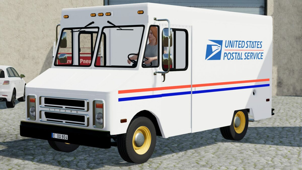 Lizard Step USPS Truck v 1.1 ⋆ FS22 mods