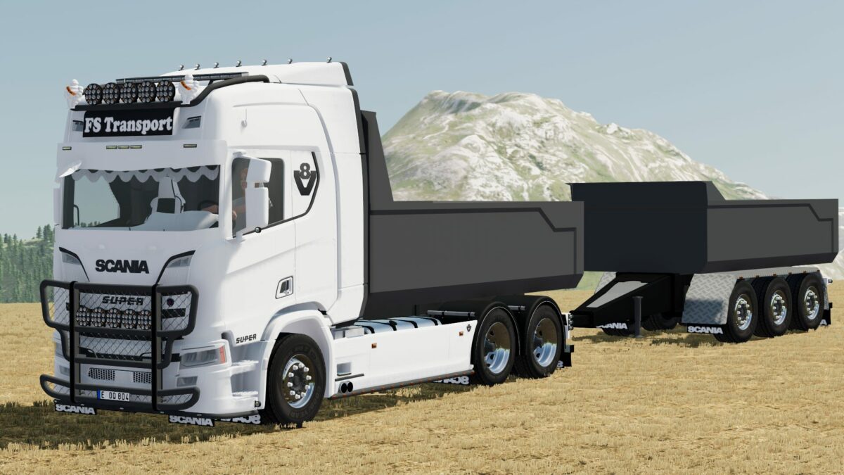 Scania Tipper Truck & Trailers v 1.0 ⋆ FS22 mods