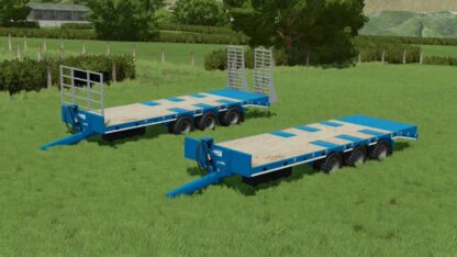 Stewart Low Loader Bale Flatbed Trailer v 1.0