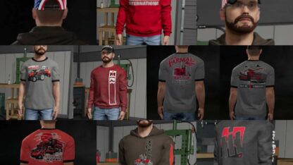 Case IH Themed Clothing Pack v 1.0
