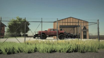 Barb Wire Chain Link Fence + Gates v 1.0