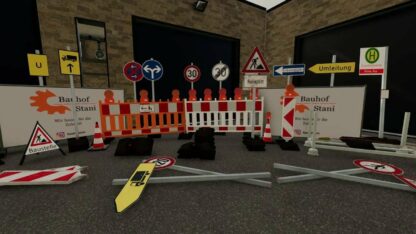 Construction Site Signs Pack v 1.1