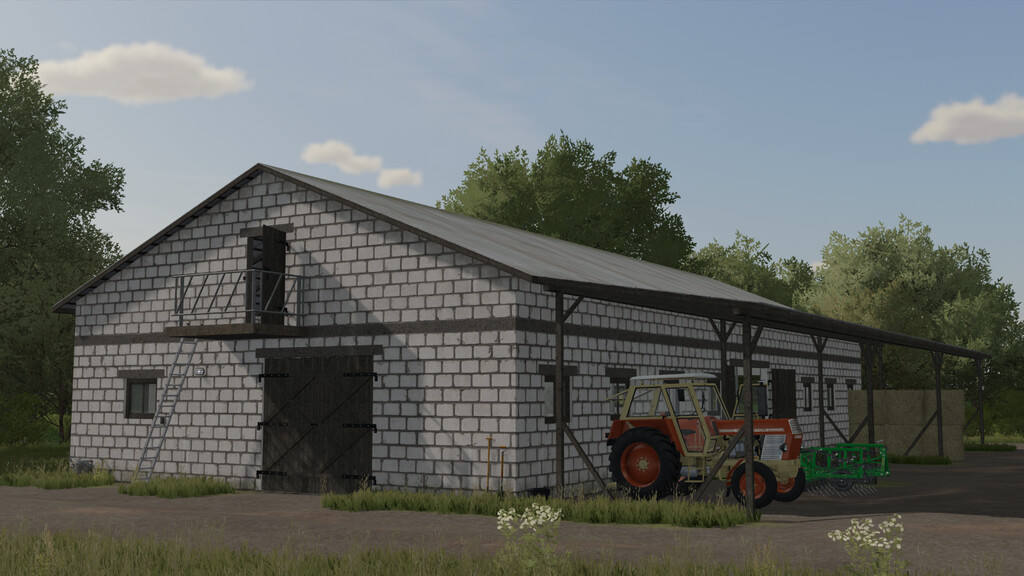 Cow Barn with Shed v 1.0 ⋆ FS22 mods