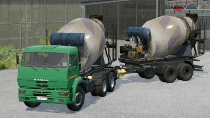 Kamaz 45143 Concrete Mixer Truck v 1.0