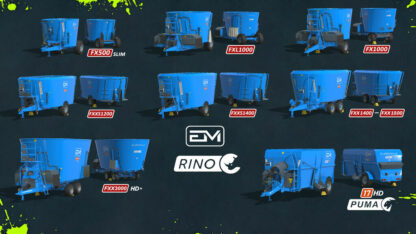 EuroMilk Feed Mixer Wagons v 2.0