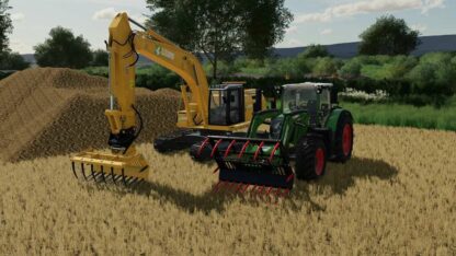 Excavator/Frontloader Manure Grab v 1.0