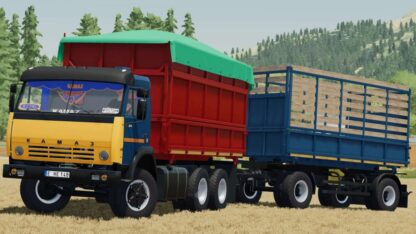 Kamaz 55102 & Nefaz 8560 Trailer v 1.0