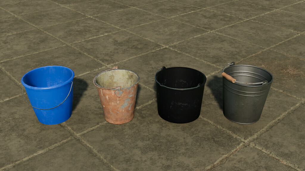 Buckets Pack v 1.3 ⋆ FS22 mods