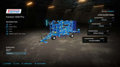 Cultivator Settings v 1.0