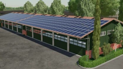 Machine Storage with Solar Panels v 1.0