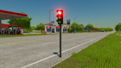 Placeable Traffic Light (Functional) v 1.1