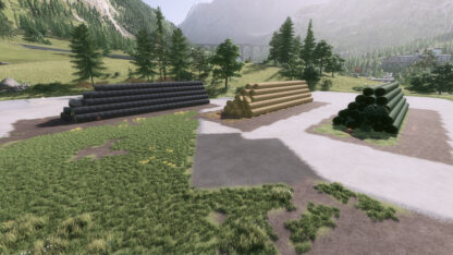Automatic Round Bale Stacks v 1.0