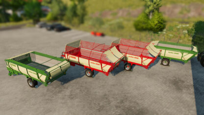 Krone Turbo Forage Trailers Pack v 1.1