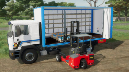 MAN 19.322 Truck with Sliding Curtain v 1.0