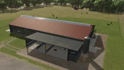 Cow Barn with Feeding Robot v 1.0