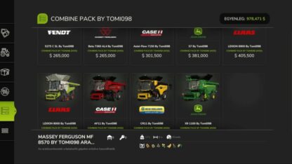Edited Harvesters and Headers Pack v 1.0