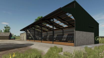 Five Bay slatted Cow Shed v 1.0