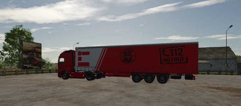 Krone Profiliner Fire Department Trailer v 1.0