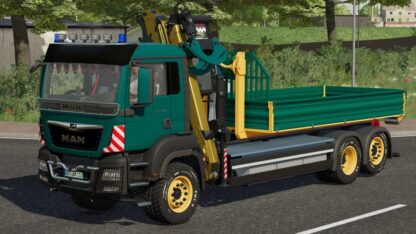 MAN TGS HKL Truck with Crane v 1.0