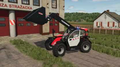 Manitou Fire Engine Telehandler v 1.0
