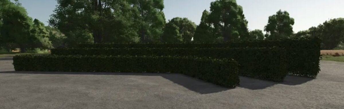 Placeable Hedges v 1.0