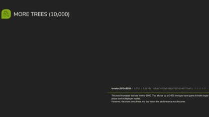 Tree Limit v 1.0