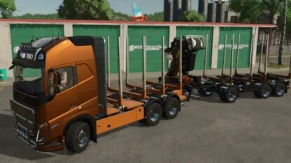 Volvo FH16 Logging Truck & Trailer v 1.0