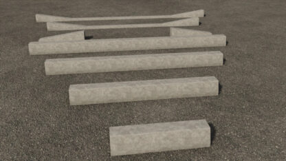 Concrete Curbs Pack v 1.0