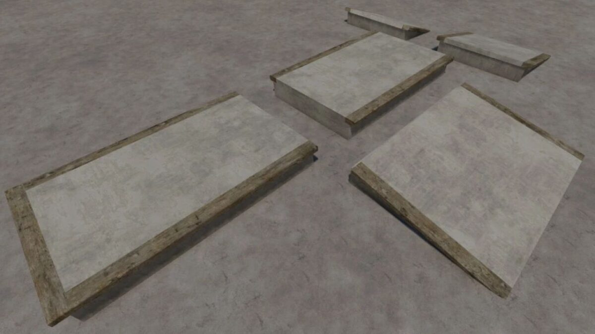 Concrete Ramps and Platforms Pack v 1.0