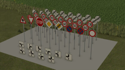 German Traffic Signs Pack (Prefab) v 1.0
