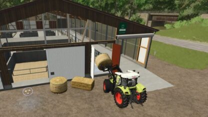 Large Cowshed with Wooden Facade v 1.1.1