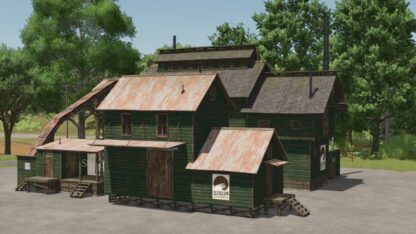 Large Paper Factory with Woodchips v 1.0