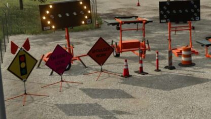 Portable Construction Signs v 1.0