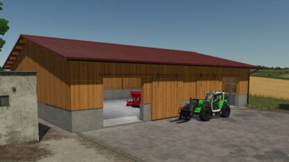 Wooden Barns with Storage Shelves v 1.0