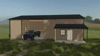 40 x 60 meters Shed with Porch v 1.0
