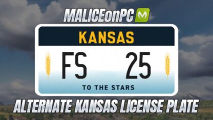 Alternate Kansas License Plate v 1.0