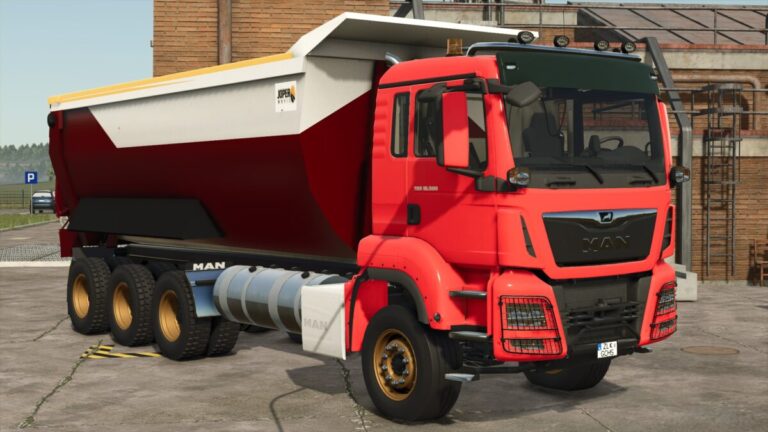 MAN TGS Dumper Truck v 1.0 ⋆ FS25 mods