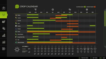 UK Crop Calendar v 1.0
