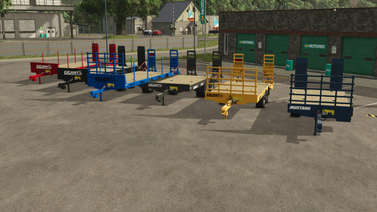 Gigant ML Low Loader Trailers Pack v 1.0